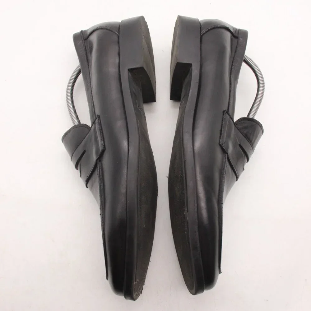 To Boot New York Penny Loafer Black Leather Shoes Men's Size 12 Made In Italy_8
